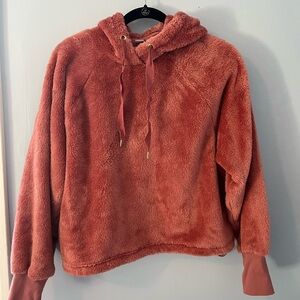 Cozy Coral Fleece Hoodie